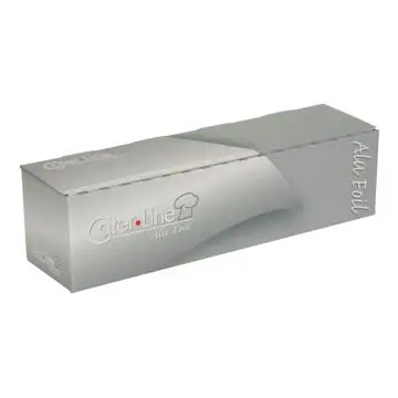 Folija aluminijasta kuhinjska, v škatli z žagico 30cm 150m