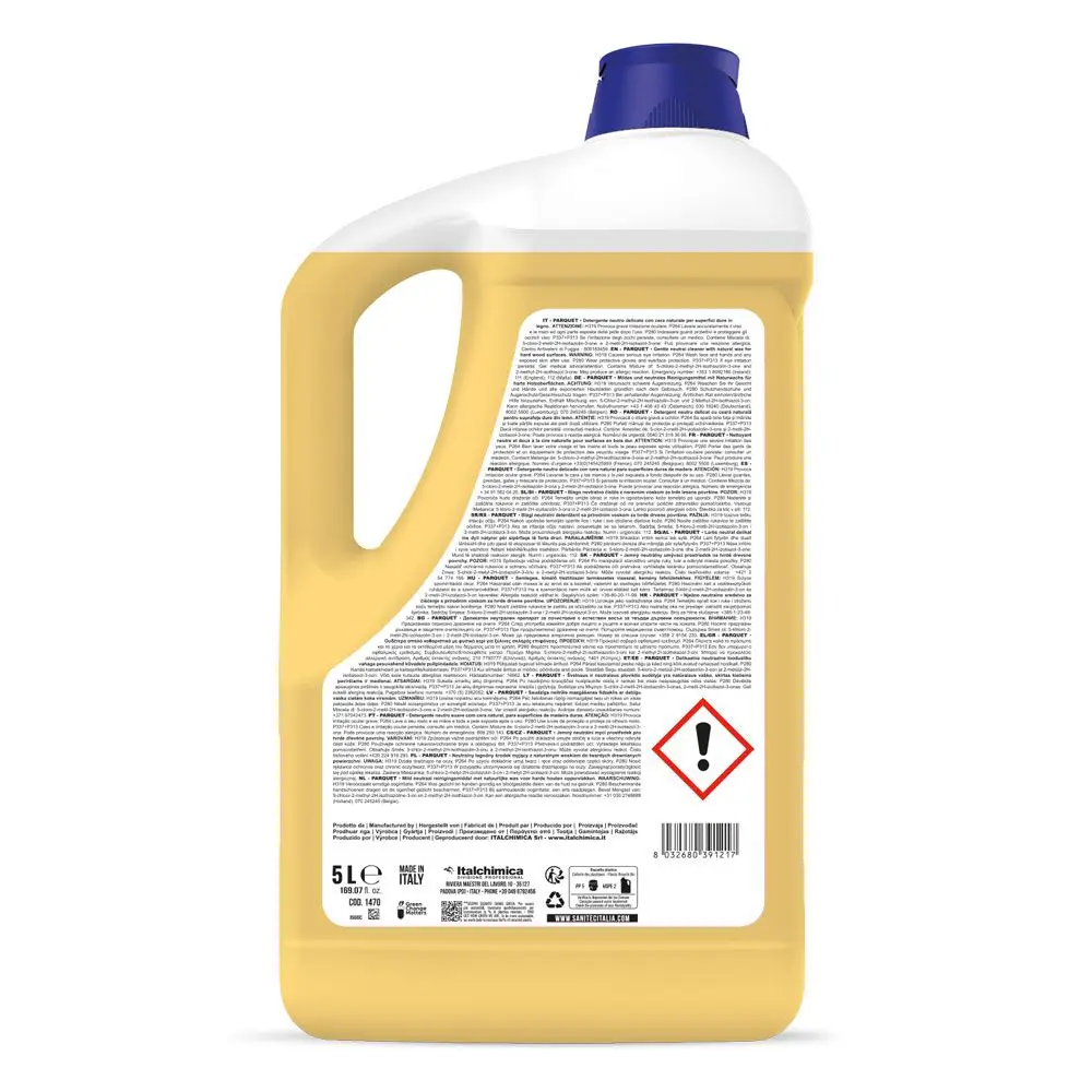 Čistilo za les Sanitec Parquet 5L parket laminat Čistilo za les Sanitec Parquet 5L parket laminat