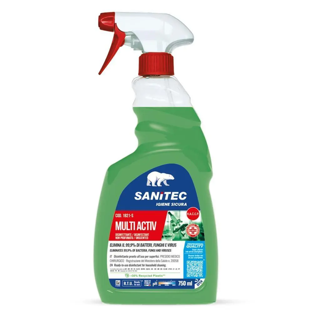 Čistilo in razkužilo Sanitec Multi Activ 750ml Čistilo in razkužilo Sanitec Multi Activ 750ml