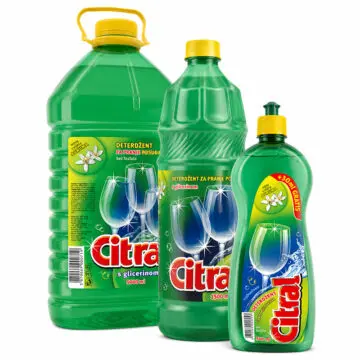 Čistilo za ročno pomivanje posode Citral detergent