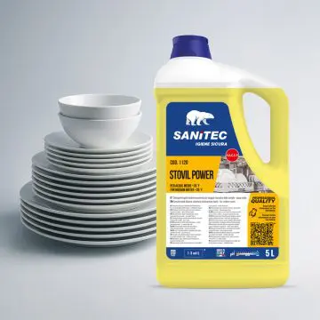 Detergent za strojno pomivanje posode Sanitec Stovil Power 5L profesionalno