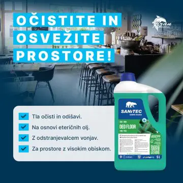 Čistilo za tla Sanitec Deo Floor dišeče 5L