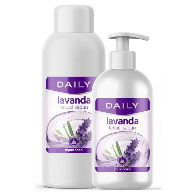 tekoče milo za roke Daily Lavanda 500ml 1000ml tekoče milo za roke Daily Lavanda 500ml 1000ml
