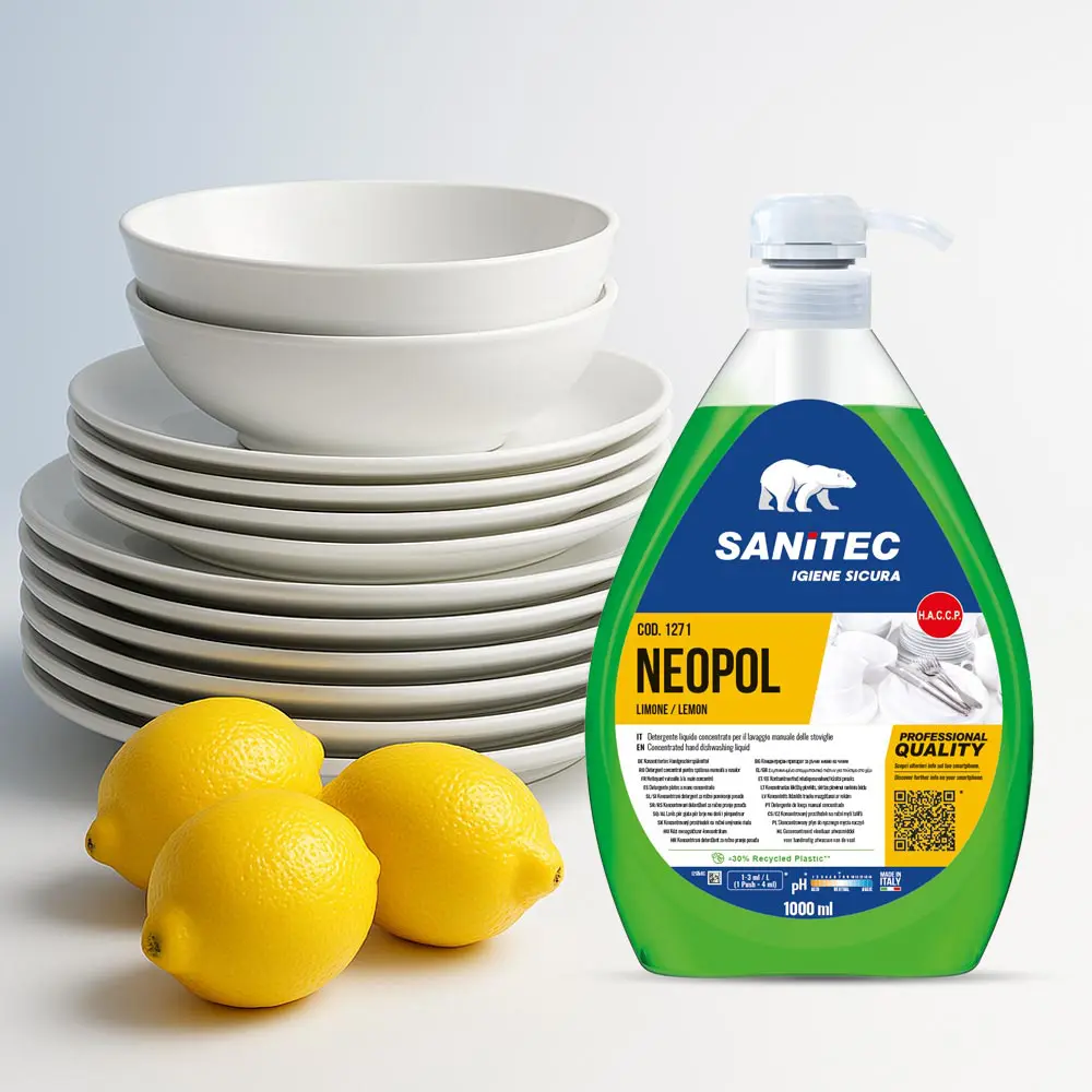 Profesionalni detergent za posodo Sanitec Neopol 1L Profesionalni detergent za posodo Sanitec Neopol 1L