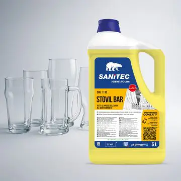 Strojni detergent za kozarce Sanitec Stovil Bar 5L