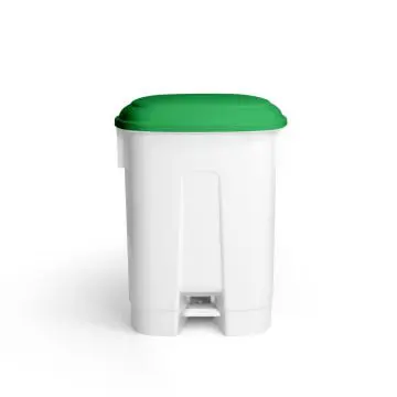 Koš za smeti TTS Derby 60L, s pedalko zeleni