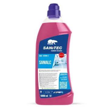 Univerzalno čistilo za površine Sanitec Sanialc 1 L alkoholno