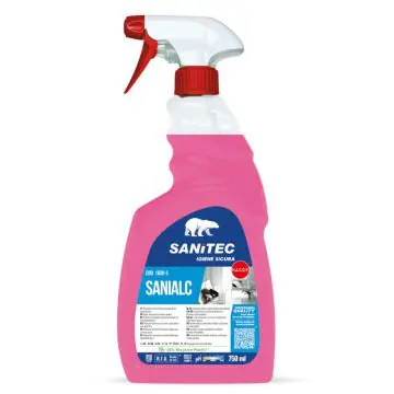 Univerzalno čistilo za površine Sanitec Sanialc 750ml alkoholno univerzalno