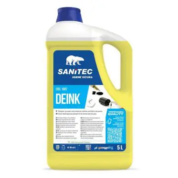 Čistilo za površine in madeže Sanitec Deink, za črnilo 5L