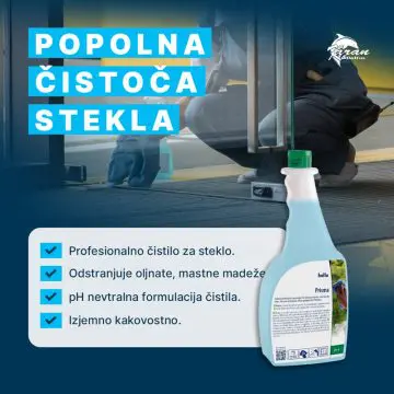 Profesionalno čistilo za steklo Hollu Prisma 1L 10L