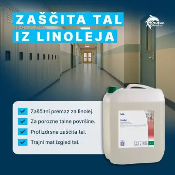 Zaščitni premaz za tla Hollu Linodur, za linolej 10L