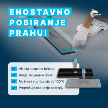 brisalo za suho čiščenje tal maslenke