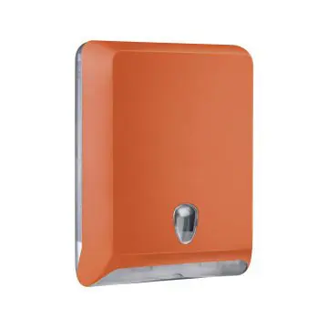 Podajalnik brisač zloženih Marplast Soft Touch oranžni