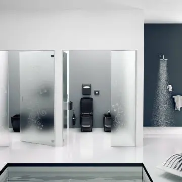 WC metlica s stojalom Marplast, stenska črna