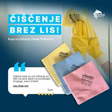 Krpa iz mikrovlaken Vileda PVAmicro za okna