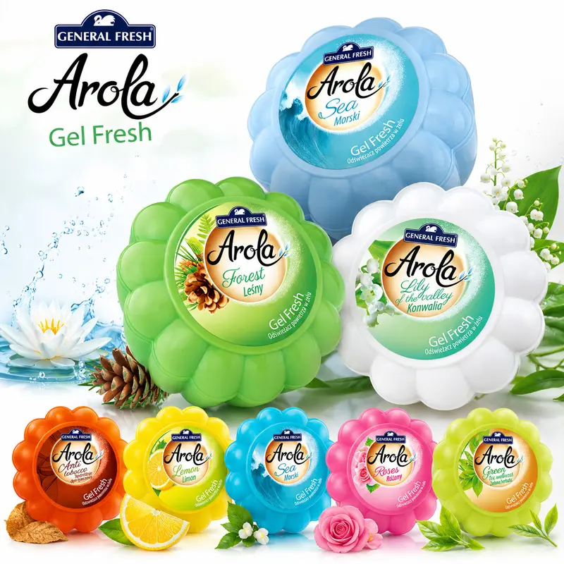 Osvežilec zraka v gelu General Fresh Arola 150g Osvežilec zraka v gelu General Fresh Arola 150g