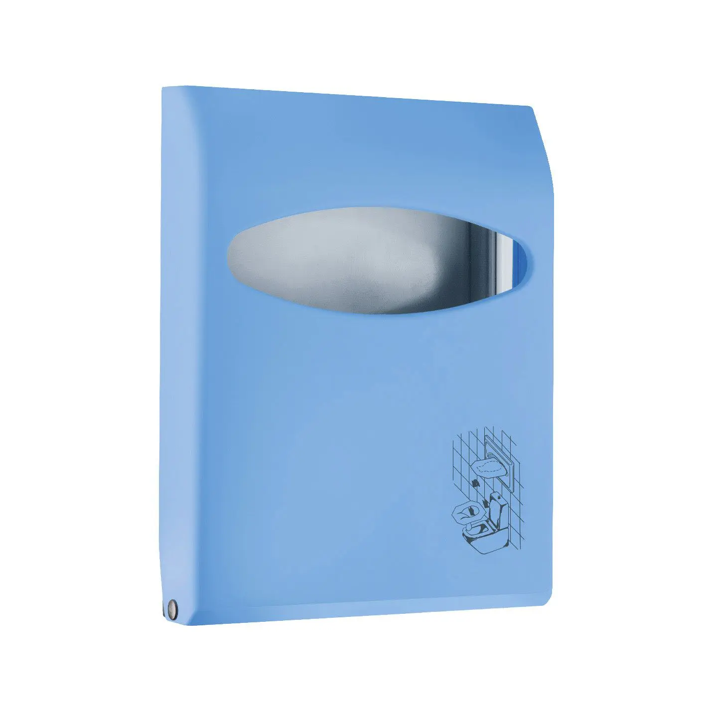 Podajalnik sednih oblog wc desko Marplast Soft Touch modri Podajalnik sednih oblog wc desko Marplast Soft Touch modri