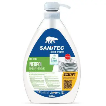 Ekološki detergent za posodo Sanitec Neopol Green Power 1L