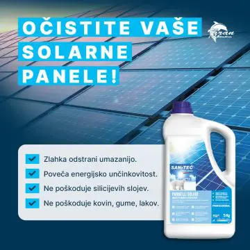 Čistilo za solarne panele Sanitec 5L