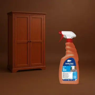 Čistilo za les Sanitec S3 Wood 500ml za pohištvo