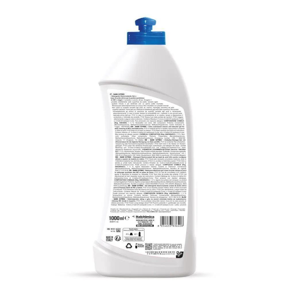 Čistilo za sanitarije Sanitec Sani Citric 1000ml Čistilo za sanitarije Sanitec Sani Citric 1000ml