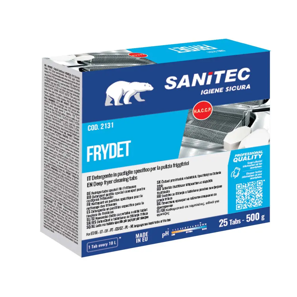 Čistilo za cvrtnike Sanitec Frydet 500g tablete Čistilo za cvrtnike Sanitec Frydet 500g tablete