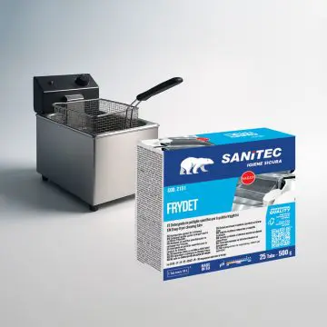 Tablete za cvrtnike Sanitec Frydet za čiščenje