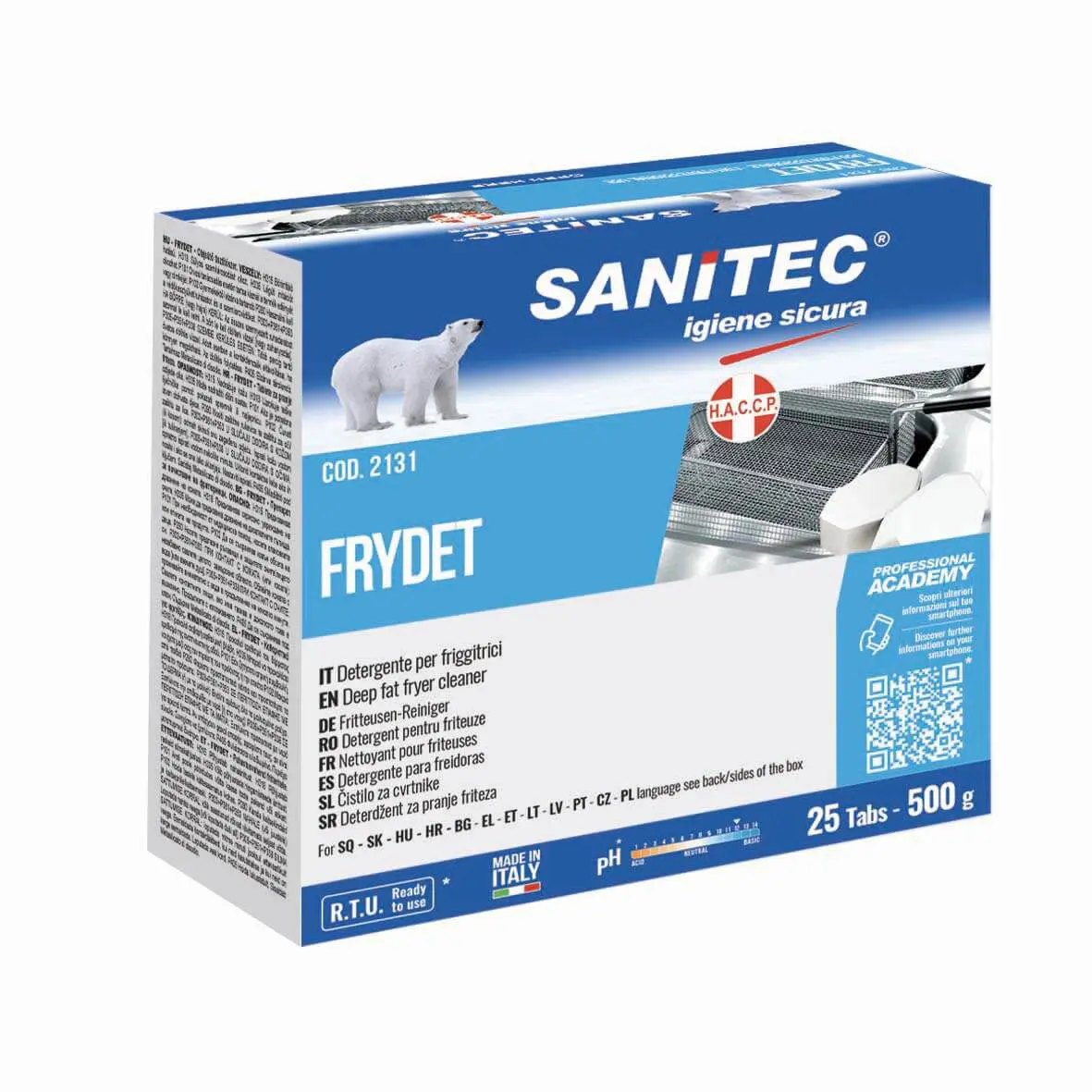 Čistilo za cvrtnike Sanitec Frydet 500g tablete Čistilo za cvrtnike Sanitec Frydet 500g tablete