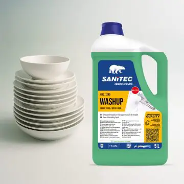 Detergent za pomivanje posode Sanitec Washup Limone Verde 5L