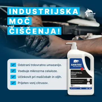 Industrijsko milo za roke Sanitec 5L