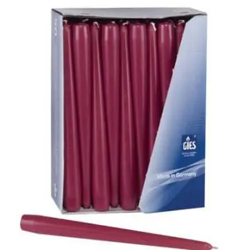 Sveče konusne namizne rdeče