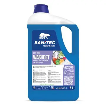 Pralni detergent Sanitec Washdet, tekoče sredstvo 5L