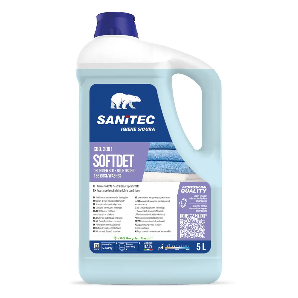 Mehčalec perila Sanitec Softdet 5L Mehčalec perila Sanitec Softdet 5L