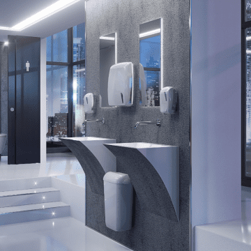 Podajalnik brisač zloženk Marplast Linea Skin bela