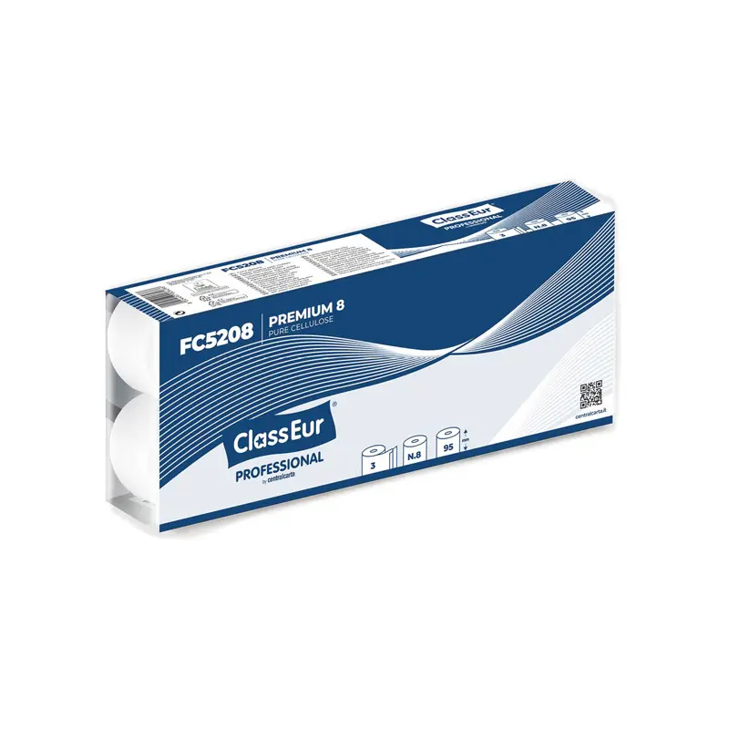 Toaletni papir rolice ClassEur Premium 8 troslojni 250 list 72rol FC5208 Toaletni papir rolice ClassEur Premium 8 troslojni 250 list 72rol FC5208