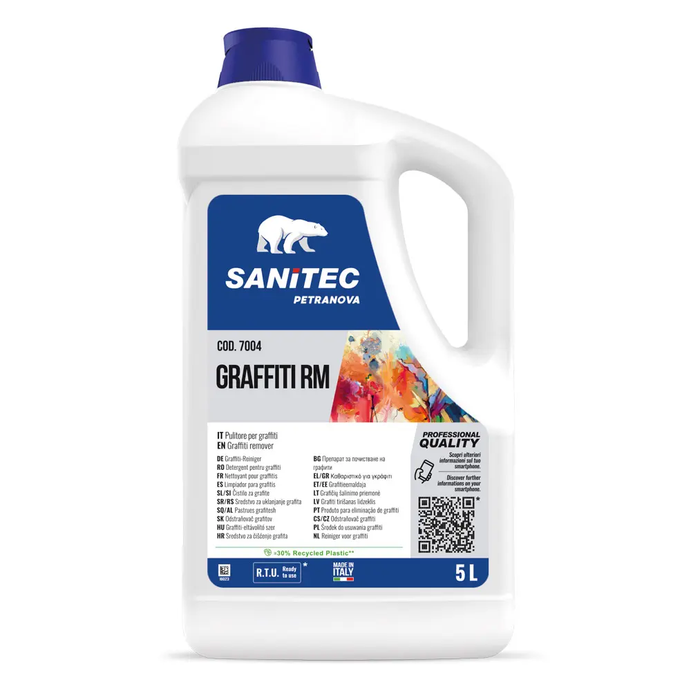 Čistilo za grafite Sanitec Graffiti RM 5L Čistilo za grafite Sanitec Graffiti RM 5L