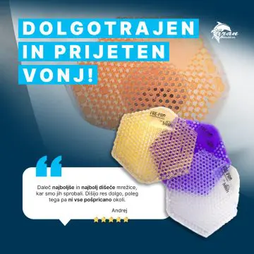 Gumijasta dišeča Mrežica za pisoar FRE-PRO Fresh 3D Wave