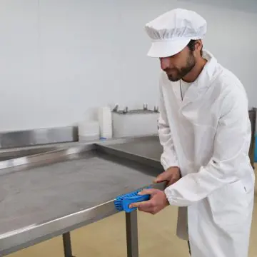 Večnamenska krtača srednja Igeax, modra vikan