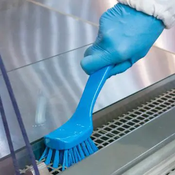 Ščetka z ročajem Igeax, majhna, modra