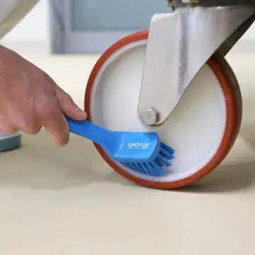 Ščetka z ročajem Igeax, majhna, modra vikan