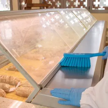 Metlica z ročajem Igeax, modra Vikan