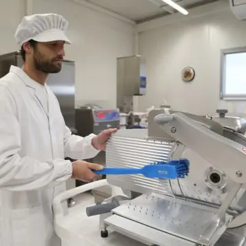 Ščetka z dolgim ročajem Igeax, modra vikan