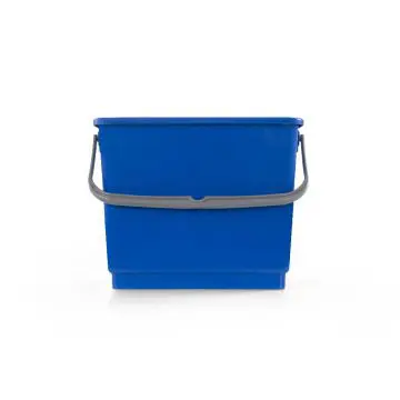 Vedro oglato TTS 4L za čiščenje modra