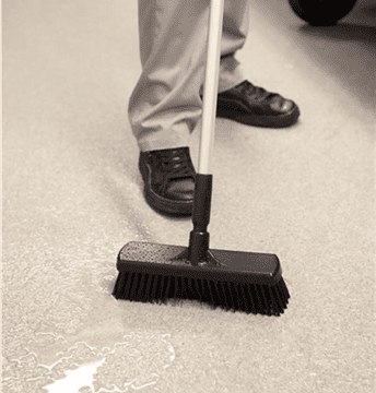 Metla za tla Vikan, z navpičnim vratom