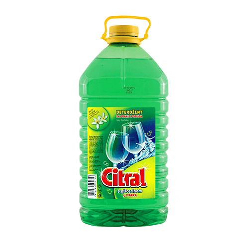 Citral detergent za ročno pomivanje posode 5L Citral detergent za ročno pomivanje posode 5L