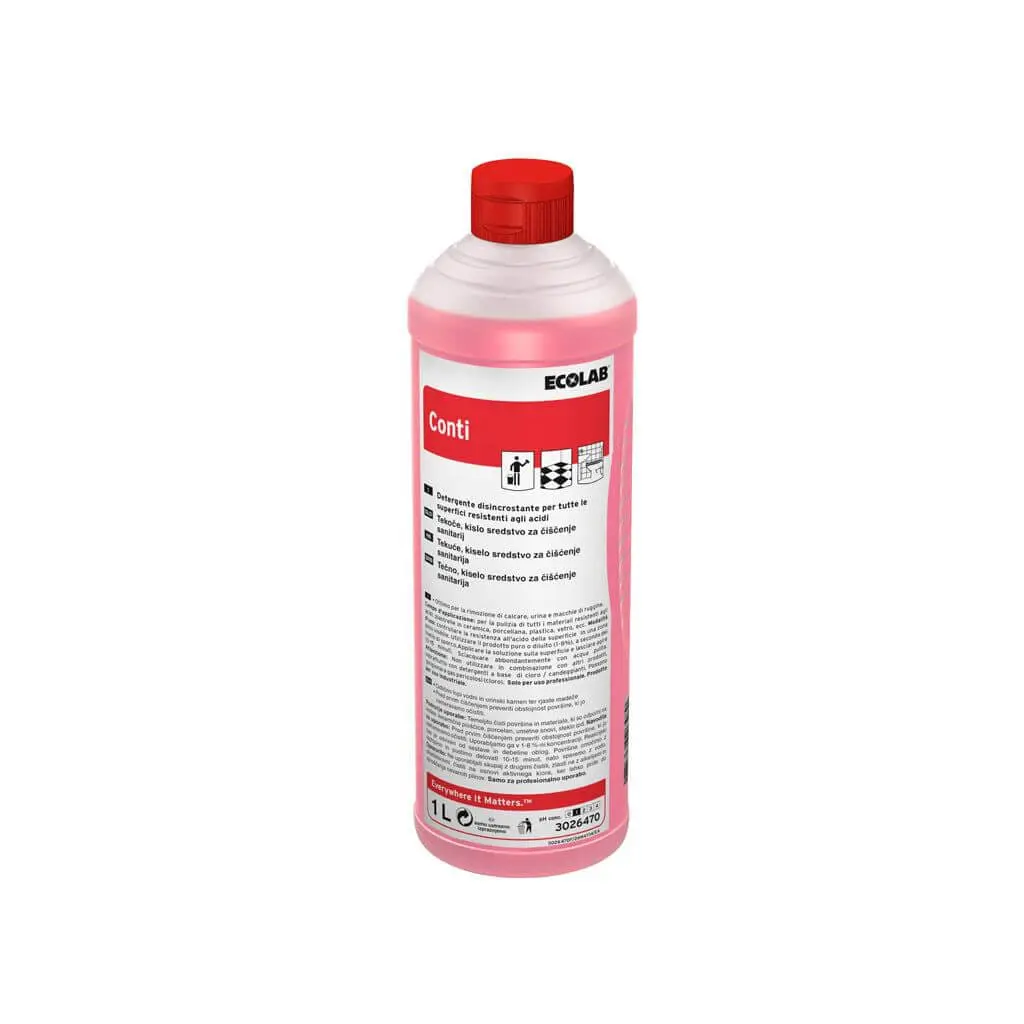 Čistilo za vodni kamen Ecolab Conti 1L Čistilo za vodni kamen Ecolab Conti 1L
