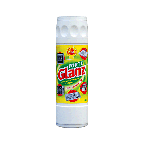 Čistilo v prahu Glanz Forte abrazivno sredstvo 500g Čistilo v prahu Glanz Forte abrazivno sredstvo 500g