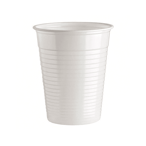 Kozarci plastični 200 ml, mehki beli Kozarci plastični 200 ml, mehki beli