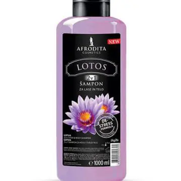 Šampon za lase in telo Afrodita 1000ml lotos