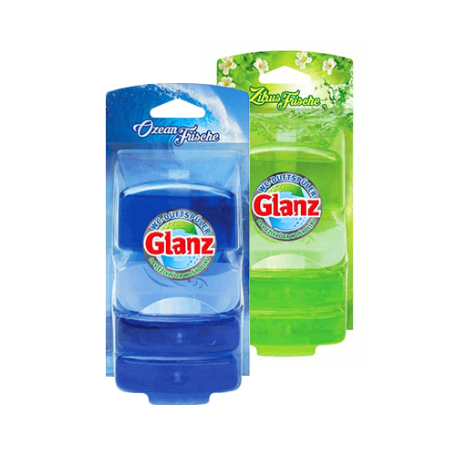 Obešanke za WC školjko Glanz 3x55ml Obešanke za WC školjko Glanz 3x55ml